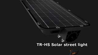 TR-HS 야외 조명 업그레이드! 고효율 Topcon 태양광 패널 가로등